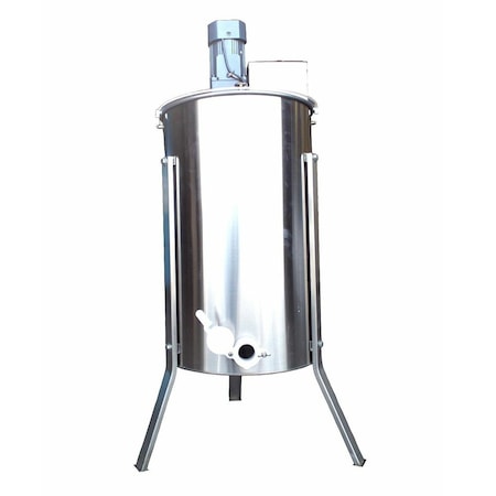 Good Land Bee Supply 2 Frame Beekeeping 304 Stainless Steel Drum Honey Motorized Extractor With Stand - Electric 110V HE2MOT